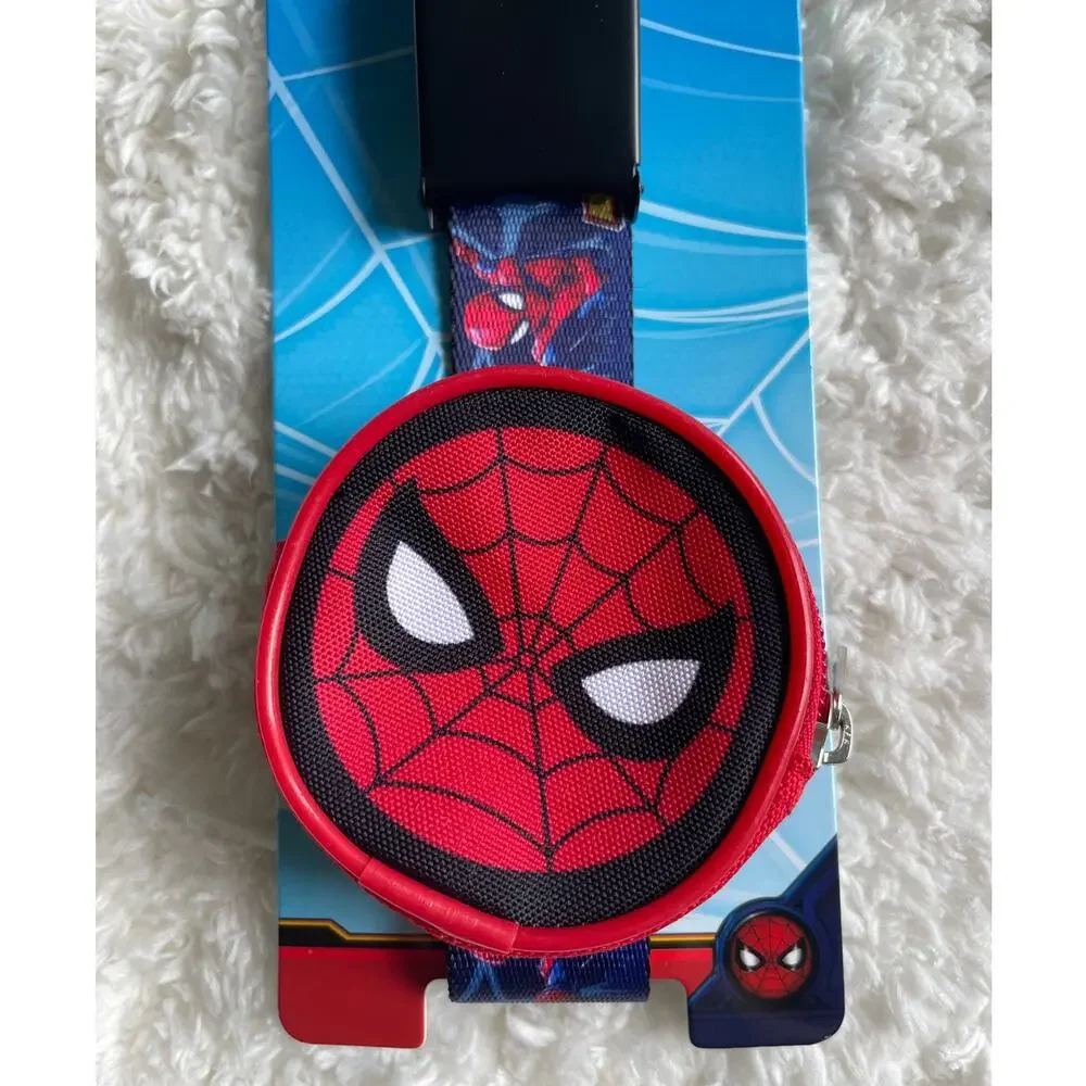 Marvel Spider-Man Removable Pouch Belt Bag Kids Child Red Blue NEW Fun Comics